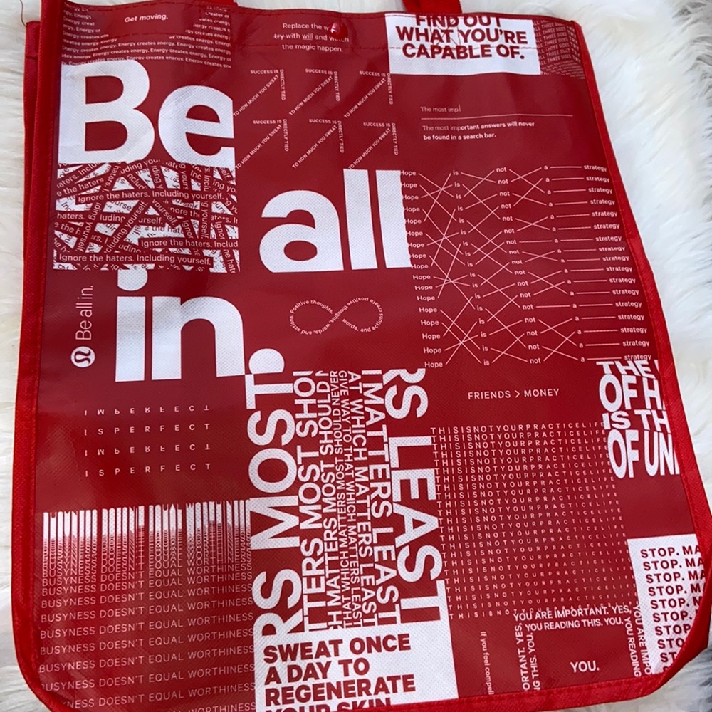 Lululemon item -Large Reusable Tote Bag - Picture 3 of 16